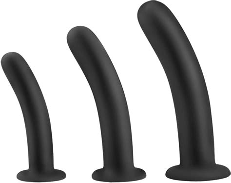 Anal Plug Trainer Kit Pack Of 3 Silicone Ball Free Butt