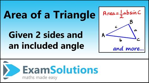 Trigonometry Non Right Angled Triangles Examsolutions