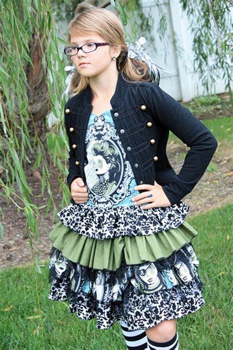 Stacy S Tween Sassy Ruffle Skirt Pdf Pattern Sizes 7 8 To 15 16 Girls Skirt Patterns Sewing