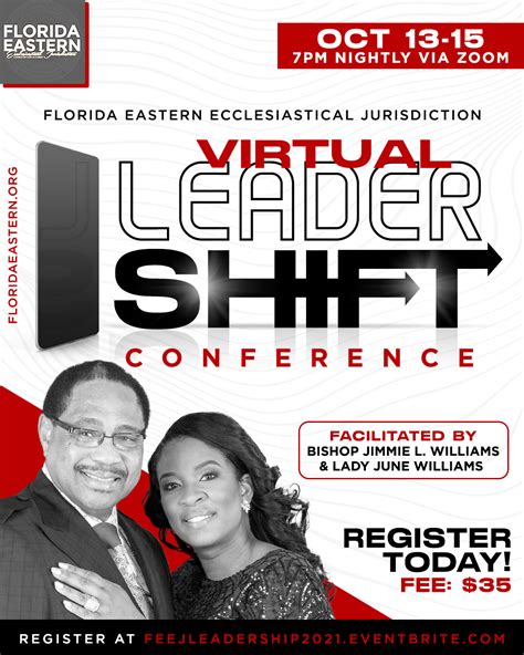 Jurisdictional Virtual Leadershift Conference Florida Eastern