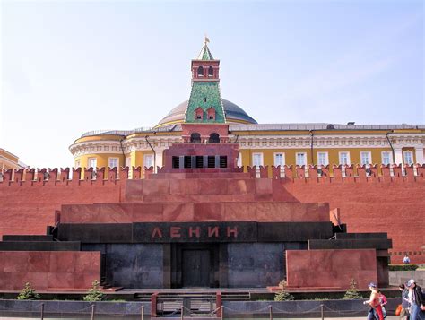lenin s mausoleum at red square in moscow russia encircle photos