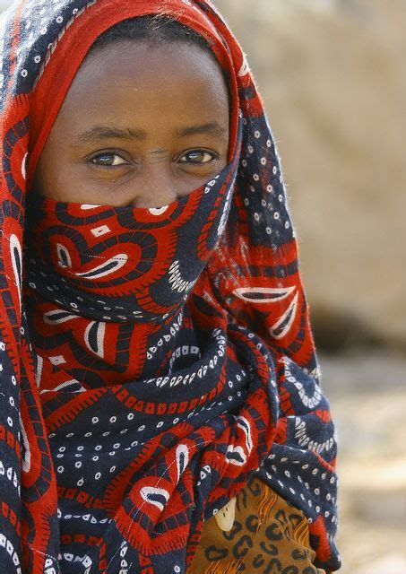 Afar Tribe Girl In Danakil Desert Eritrea By Eric Lafforgue Black