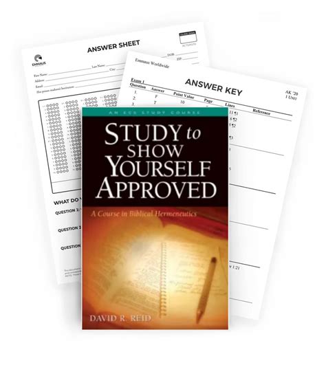 Home School Bundle Study To Show Yourself Approved Emmaus Bible