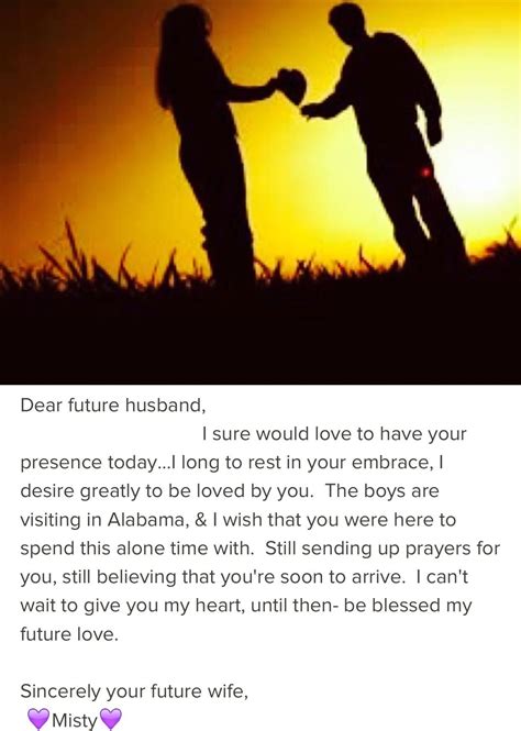 Pin by Misty Kay on Future husband | Future husband, Dear future husband, Dear future