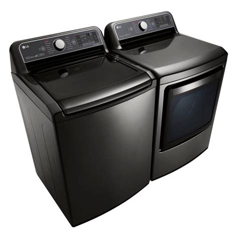Lg Washer And Dryer Set Black Stainless Steel
