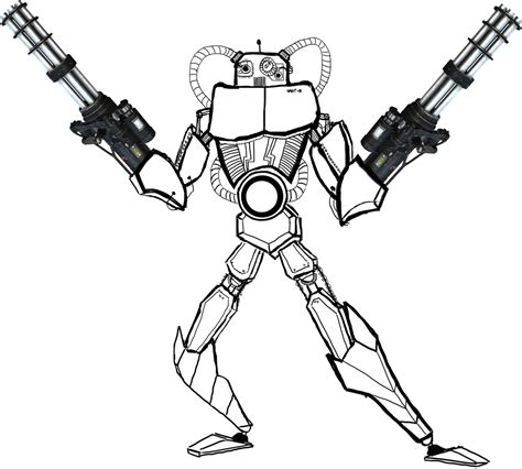 Awesome Robot Drawing At Getdrawings Free Download