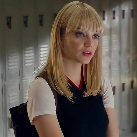 Emma Stone As Gwen Stacy A Stunning Look