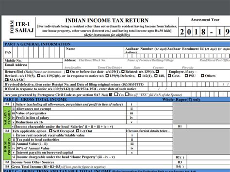 Income Tax Return Filing For Ay 2018 19 How To Do It Online Using Itr