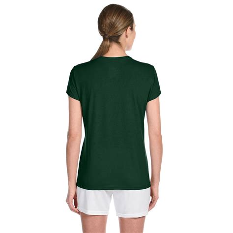 Gildan Womens Forest Green Performance 5 Oz T Shirt