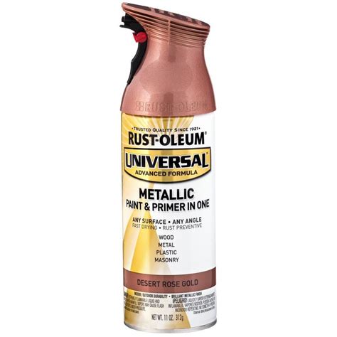 Maybe you would like to learn more about one of these? Rust-Oleum Universal Gloss Desert Rose Gold Metallic Spray ...