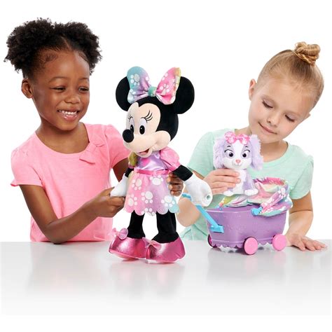 Just Play Minnie Mouse Waggin Wagon Feature Plush Stuffed Animals