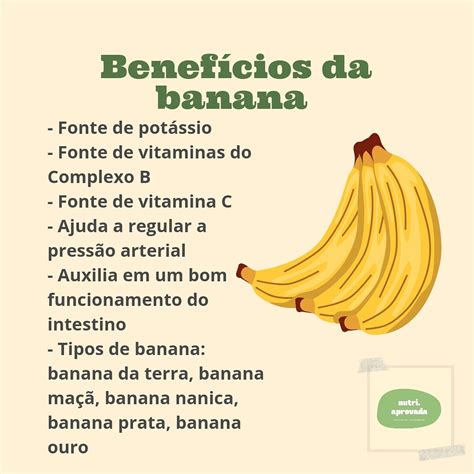 Benefícios da banana Nutrição