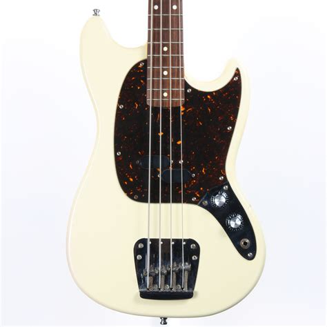 C 1994 Fender Japan Mustang Bass Olympic White Mij Shortscale Vinta Kansas City Vintage Guitars