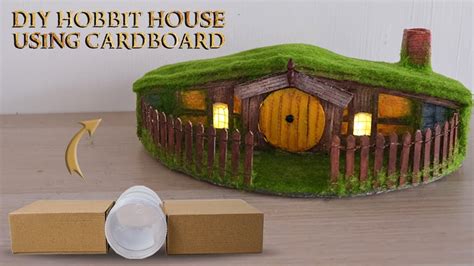 Diy I How To Make A Hobbit House Using Cardboard And Bottle Youtube