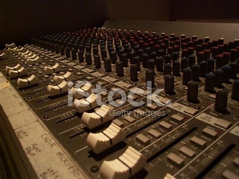 Recording Studio Mixing Board Stock Photo Royalty Free Freeimages
