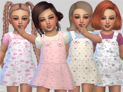 The Sims Resource Toddler Dress Collection Melinda By
