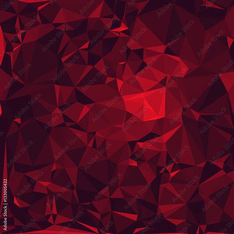 Ruby Stone Background Vector Illustration Abstract Beautiful Gemstone