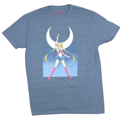 Hybrid Apparel Sailor Moon Mens T Shirt Power Of The Moon Pose