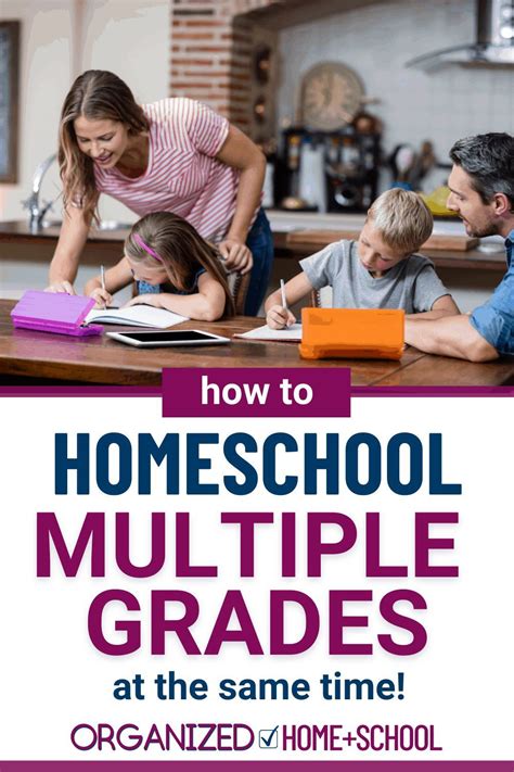 How To Homeschool Multiple Grades And Ages At Same Time Organized