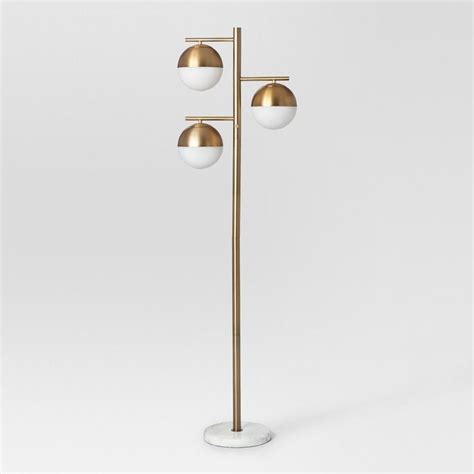 Geneva Glass Globe With Marble Base Task Lamp Brass Project 62™ In 2020 Target Floor Lamps
