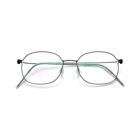 Rounded Titanium Screwless Eyeglass Frames Titanium Optix