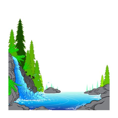 Waterfall Vectors Free Download Graphic Art Designs