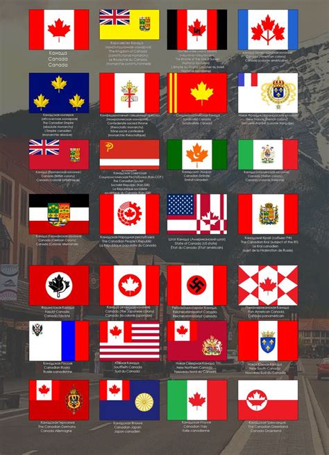 Alternative Canadian States By Egorrus00 On Deviantart British Empire Flag Alternate History