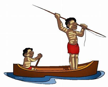 Aboriginal Clipart Australia Canoe Clip Australian Aborigines