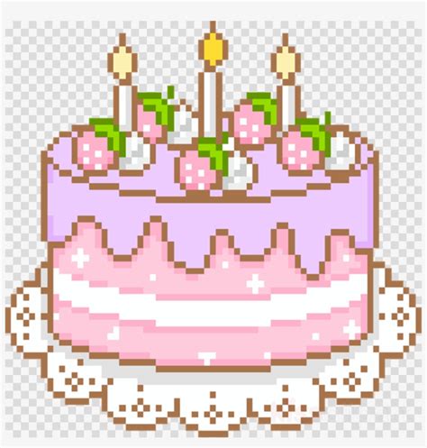 Aesthetic overlays for edits | aesthetic green screen overlays. Kawaii Cake Pixel Clipart Cupcake Kawaii - Birthday Cake ...