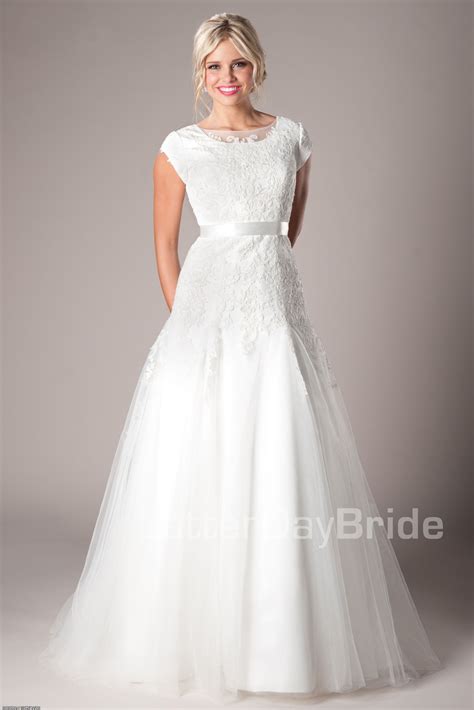 Shop the latest mother of the bride 2020 collections online in the uk. Modest Wedding Dresses : Mormon LDS Temple Marriage ...