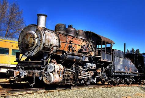 Rusty Abandoned Train Train Steam Trains