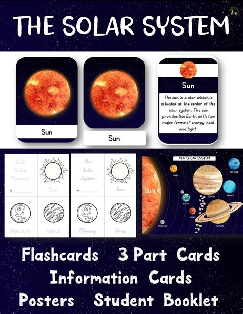 Solar System Chart Printable