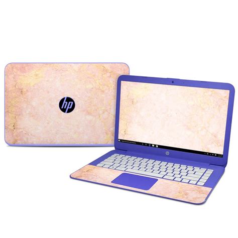 Hp, refurb 15.6 hd touchscreen laptop • intel® pentium® gold 5405u (2.3 ghz) • 8gb ram • 256gb solid state drive • office hd camera with integrated microphone • 2 usb 3.1 gen 1 (data transfer only); HP Stream 14in Skin - Rose Gold Marble by Marble ...