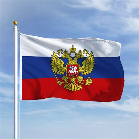 Russland flagge bedrucken lassen & bestellen. Memorabilia Flagge Fahne Russland Adler Hissflagge 150 x ...