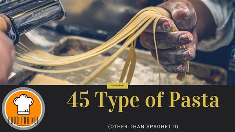 An Incredible 45 Types Of Pasta Going Beyond Spaghetti Food For Net