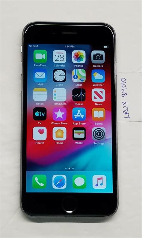 Apple Iphone 6s Verizon Grey 128gb A1688 Lrux89010 Swappa