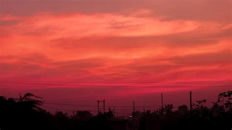 5120x2880 Sunset Wires Sky 5k Wallpaper Hd Nature 4k Wallpapers