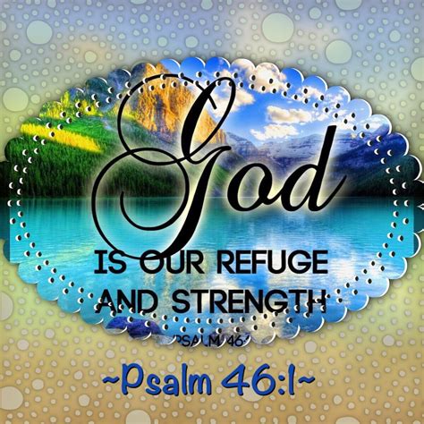 Psalm 461 Psalm 46 In God We Trust Words Of Encouragement Beverage