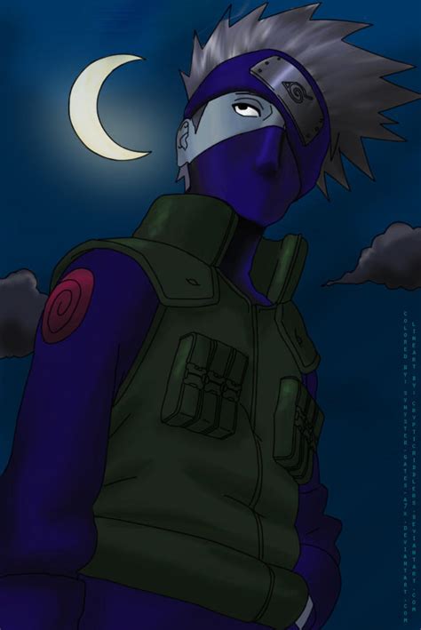 Kakashi Lineart Colored By Synyster Gates A7x On Deviantart
