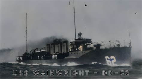 Uss Wainwright Dd 62 Destroyer Youtube