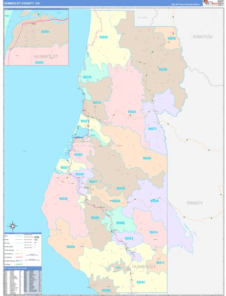 Maps Of Humboldt County California