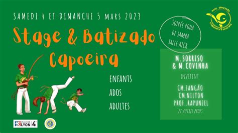 Stage Batizado Capoeira Et Mars Association Gingando