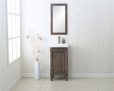 Most vanities have a depth of 19 to 22 inches and are available in many different widths to accommodate almost any bathroom. Narrow Bathroom Vanities with 8-18 Inches of Depth