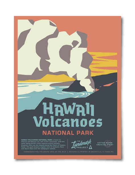 Hawaii Volcanoes National Park Poster Hawaii Volcanoes National Park