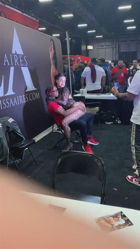 Lisa Aires Giving A Fan A Lap Dance At The Exxxotica Flickr