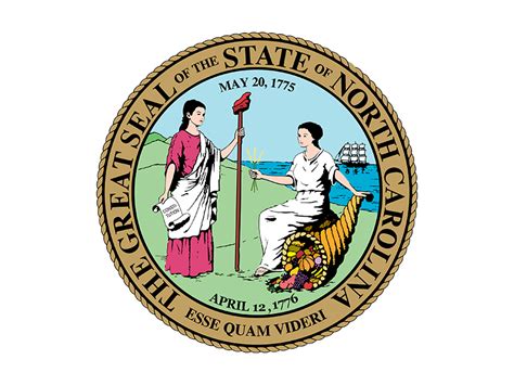 North Carolina State Seal Png And Svg Vector Freebie Supply