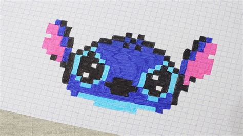 Youtube > hello pixel art. Stitch En Pixel Art ! tout Pixel Art Facile Fille ...