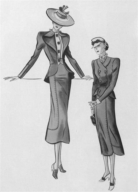 Pin By 1930s 1940s Women S Fashion On 1930s Suits 1935 Fashion 30s Fashion 1930s Fashion