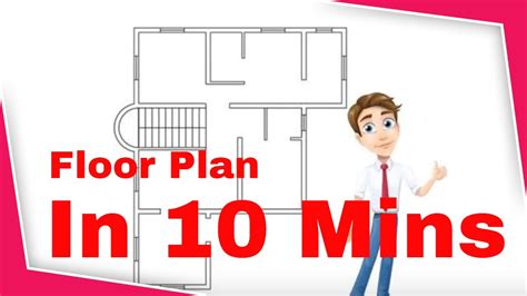 How To Create A Floor Plan In Autocad In 10 Mins Youtube