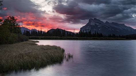 Tierranaturaleza Lago Lagos Bosque Cielo Nube Atardecer Montaña Spruce